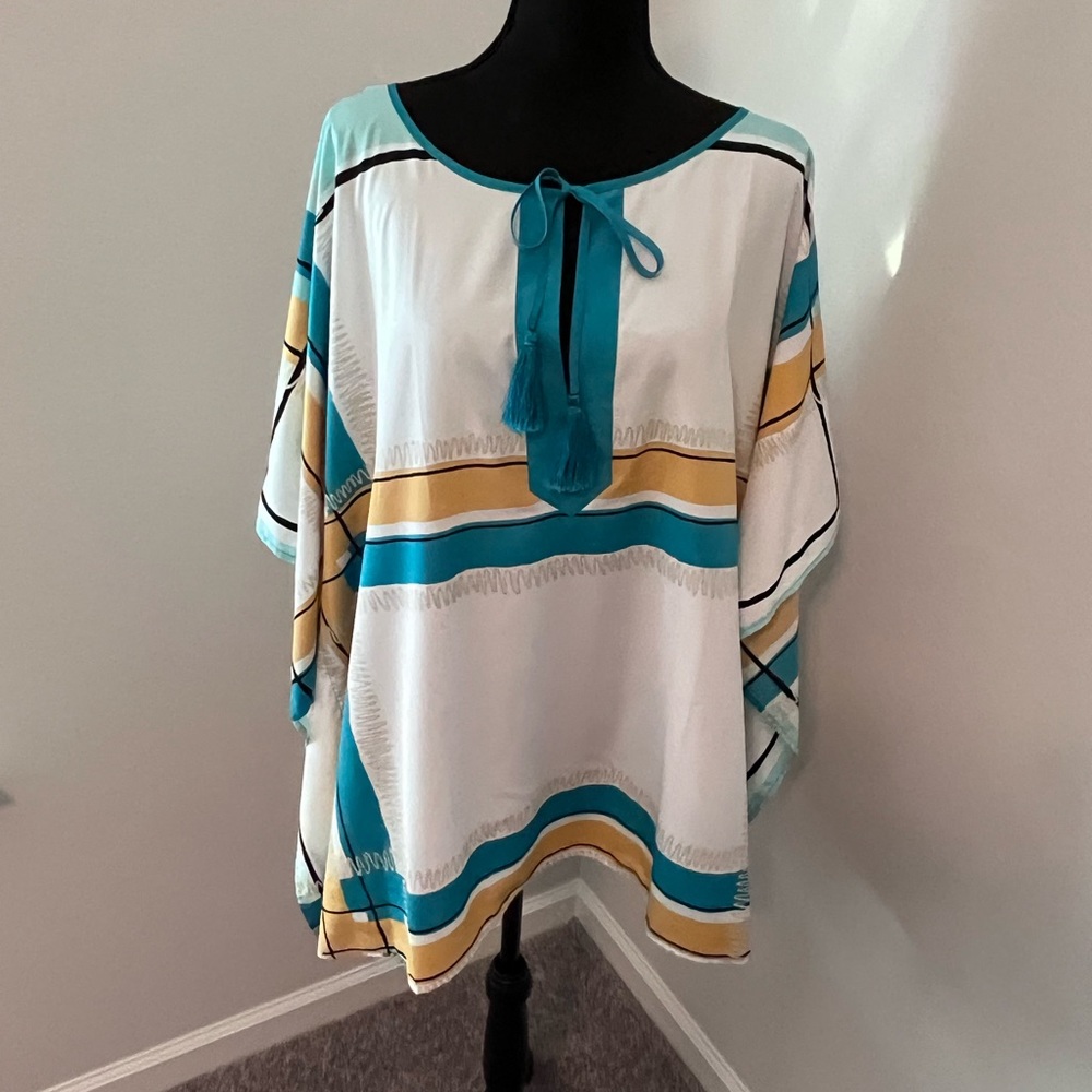 NWOT Lane Bryant Rib Poncho Blouse 18/20